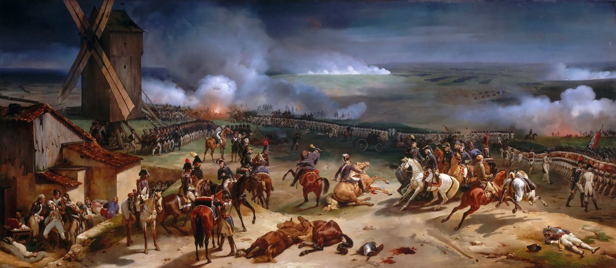 Slaget ved Valmy, 20. september 1792 av Emile Jean Horace Vernet