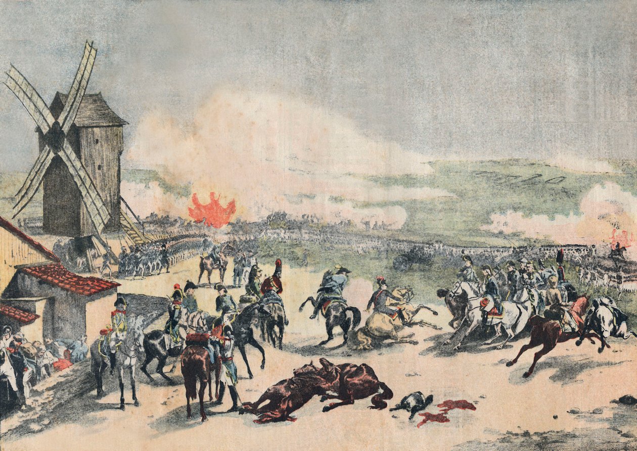 Valmy battle 20. september av Emile Jean Horace Vernet