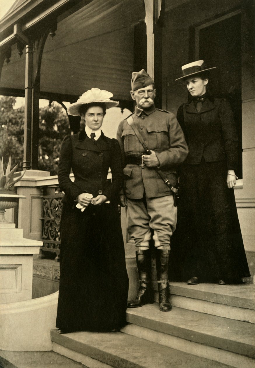 Lord Roberts og hans døtre i Pretoria, 1900, 1901. av Horace Walter Nicholls