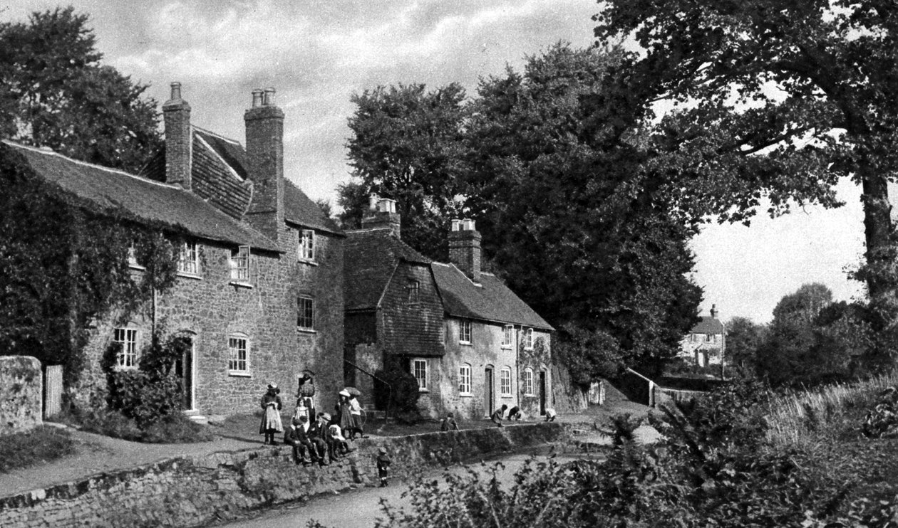 The Swan Inn, Fittleworth, Sussex, c1922 av Horace Walter Nicholls