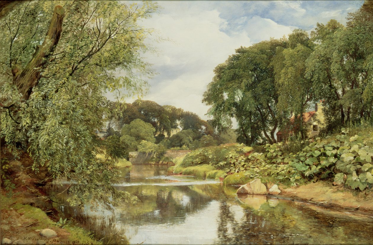 The Water of Leith, 1853 av Horatio McCulloch