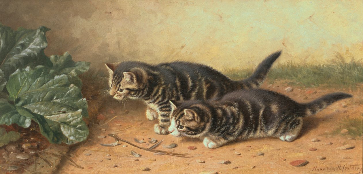 Hjørneformet (olje på lerret) av Horatio Henry Couldery