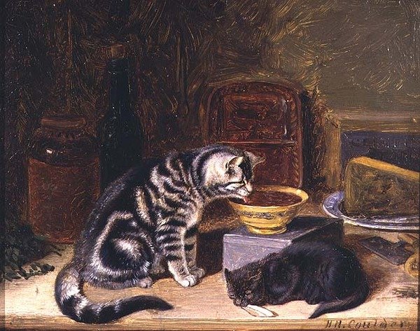 To katter av Horatio Henry Couldery