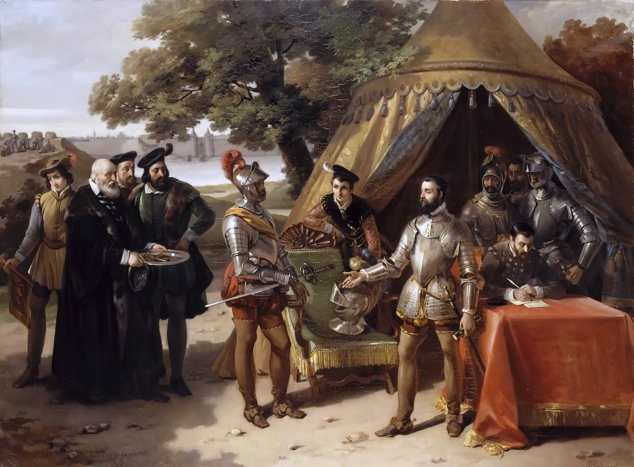 The Siege of Thionville, 23. juni 1558 av Hortense Haudebourt Lescot