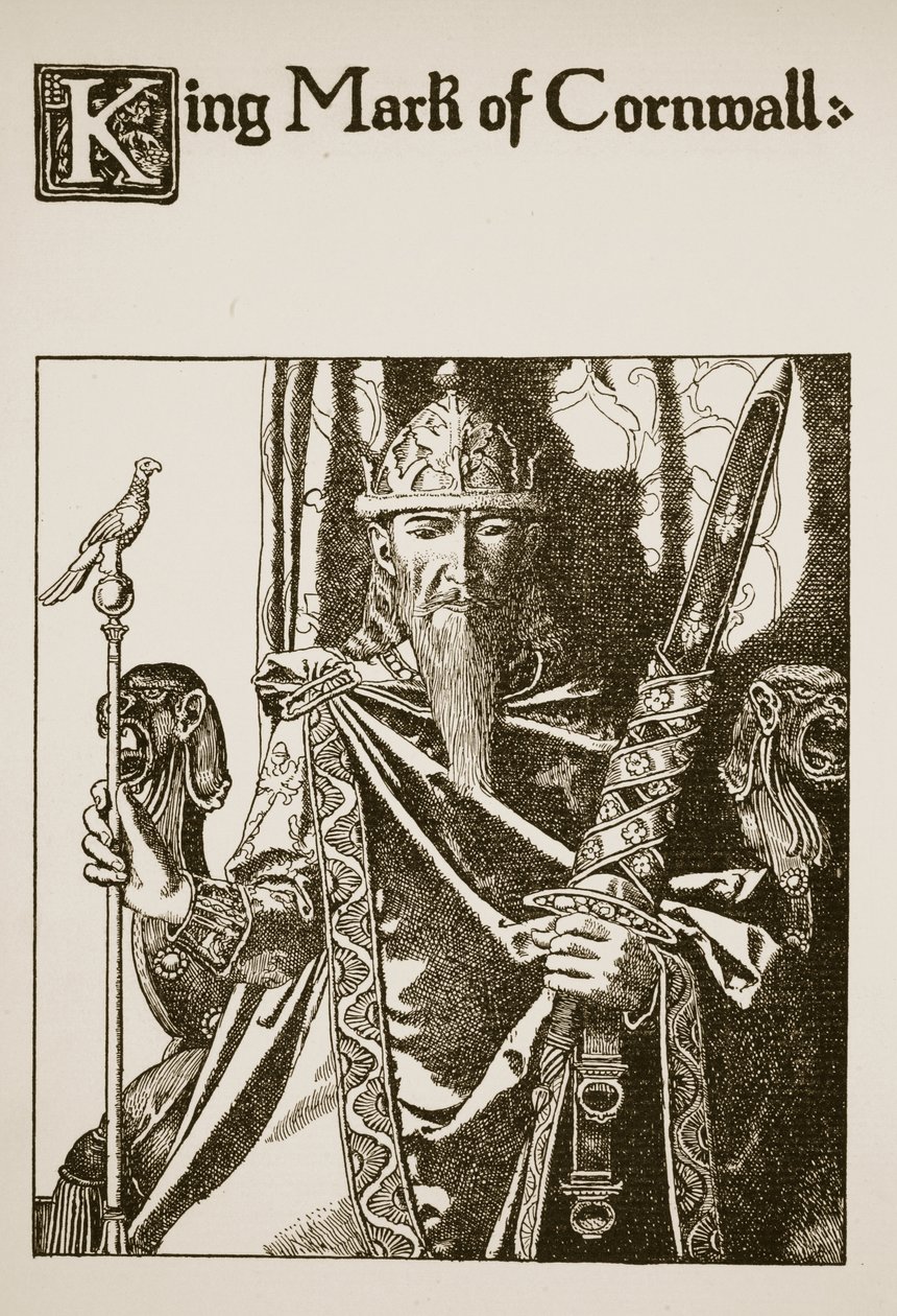 King Mark of Cornwall, illustrasjon fra 