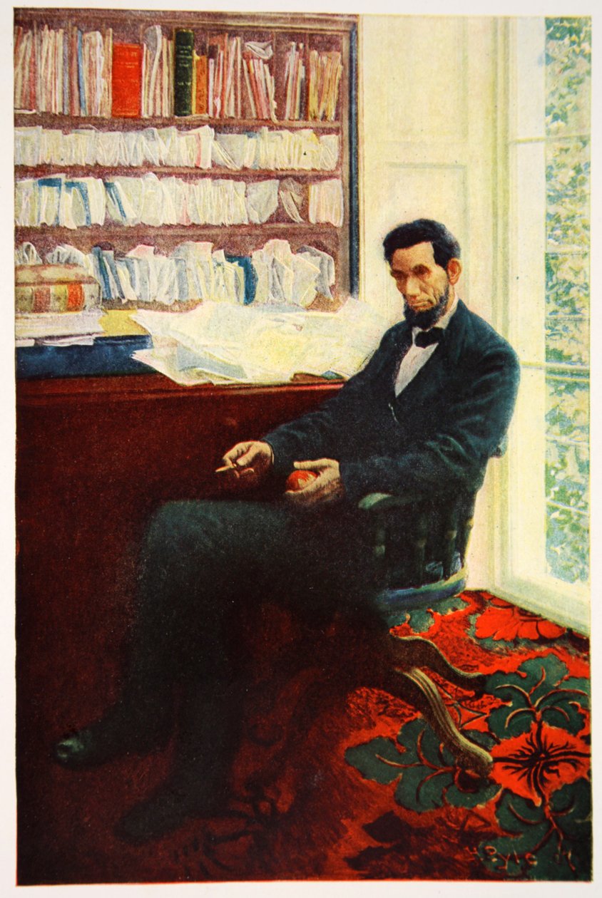Portrett av Abraham Lincoln av Howard Pyle