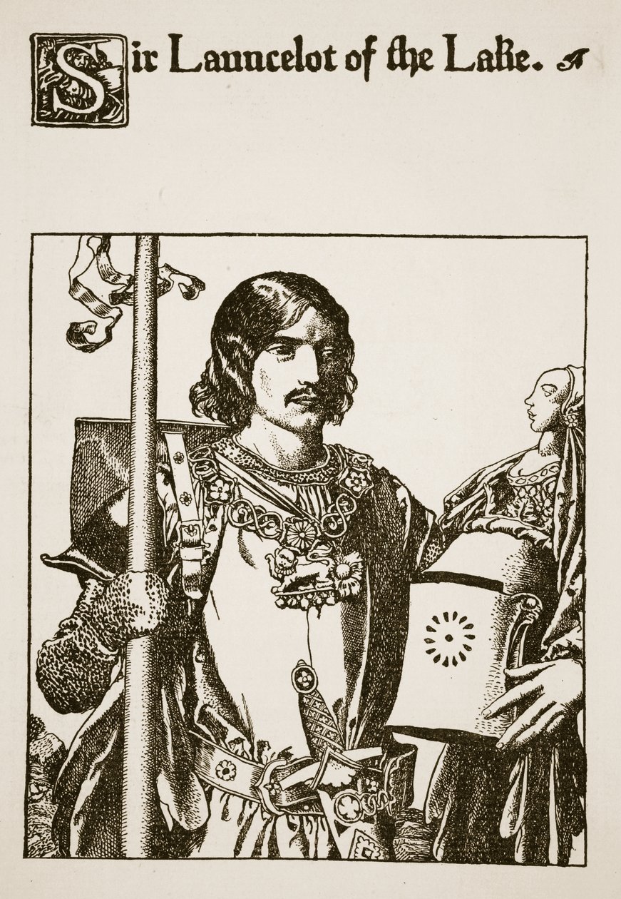 Sir Launcelot of the Lake, illustrasjon fra 