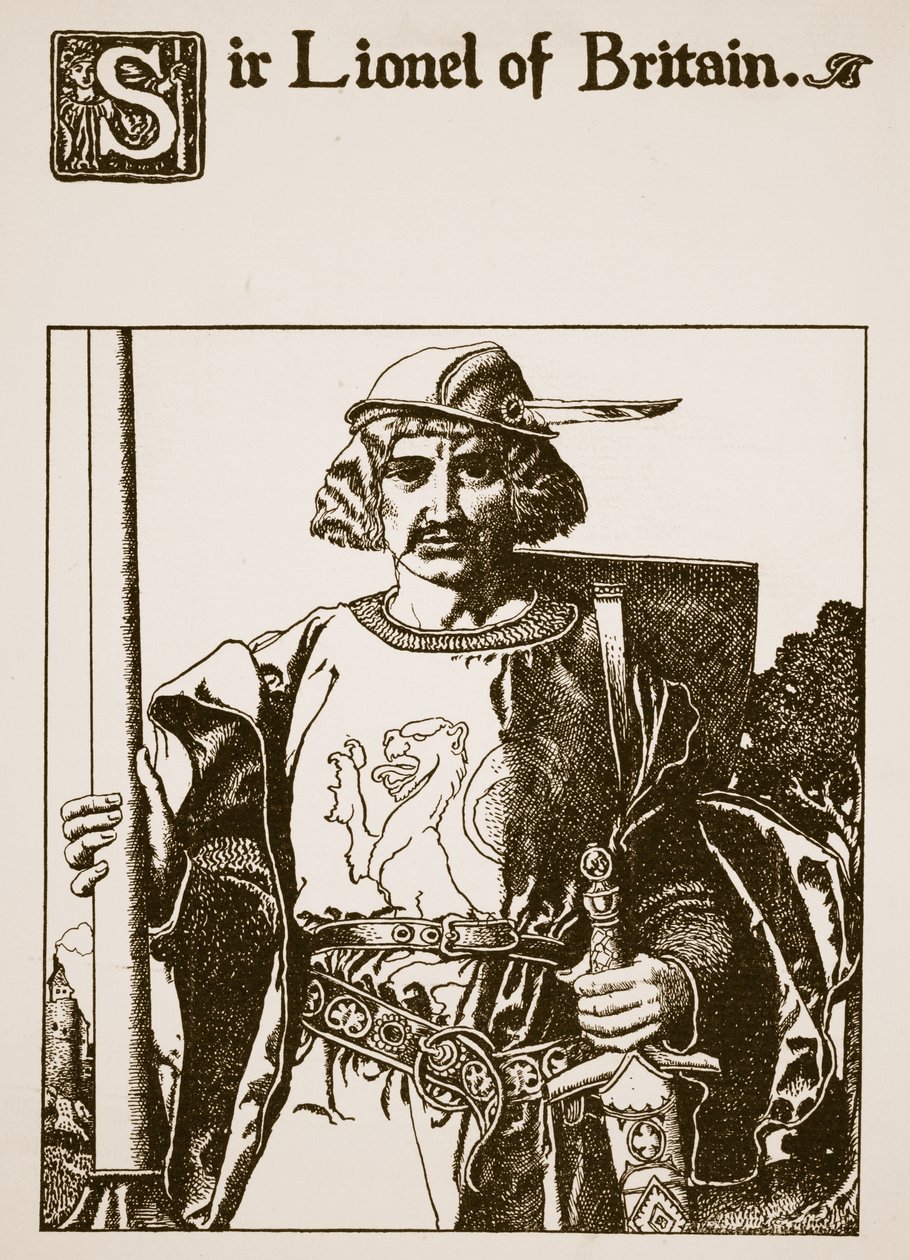 Sir Lionel fra Storbritannia, illustrasjon fra 