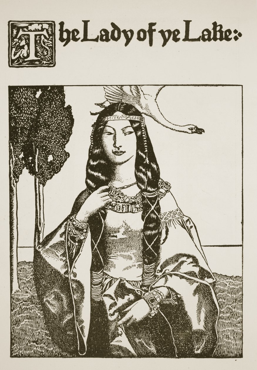 The Lady of ye Lake, illustrasjon fra 