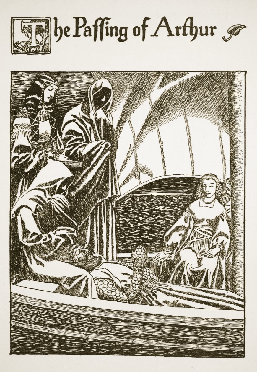 The Passing of Arthur, illustrasjon fra 