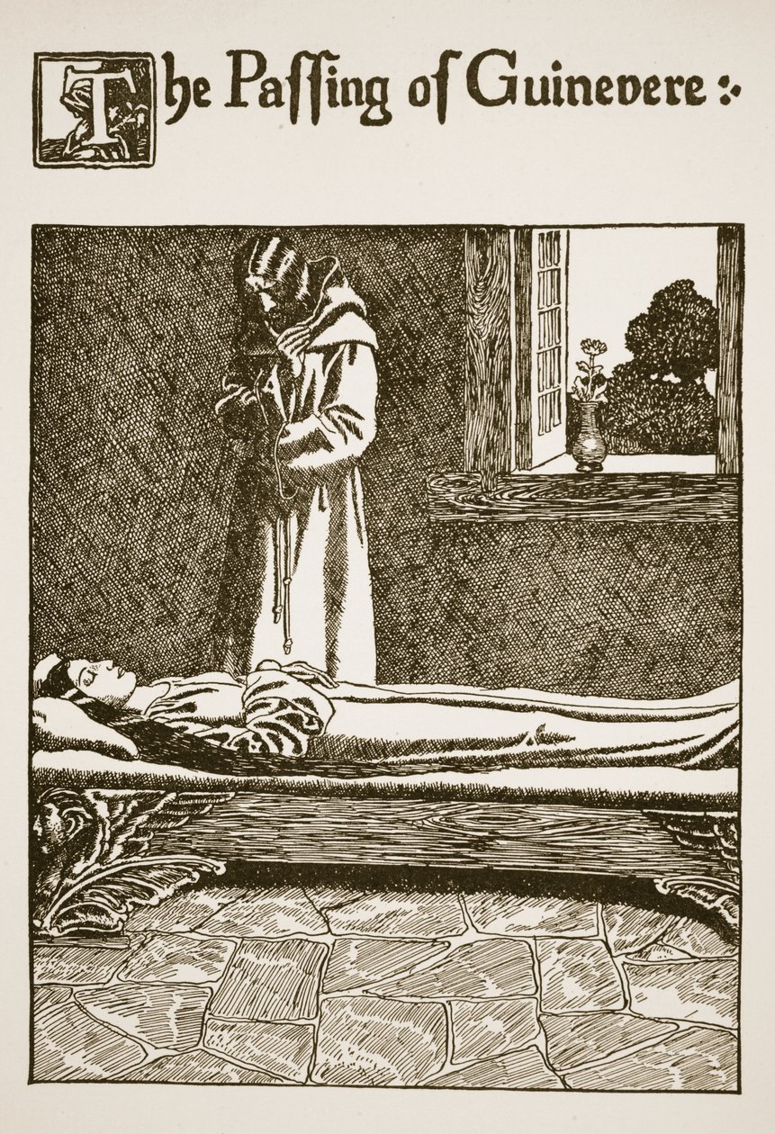 The Passing of Guinevere, illustrasjon fra 