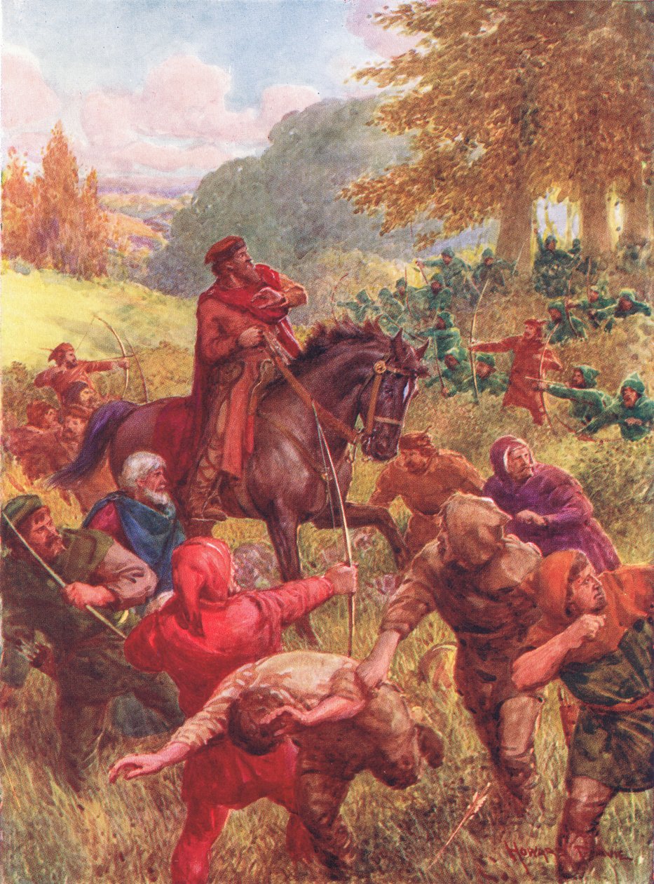 The Rescue of Sir Richard of the Lea, illustrasjon fra 