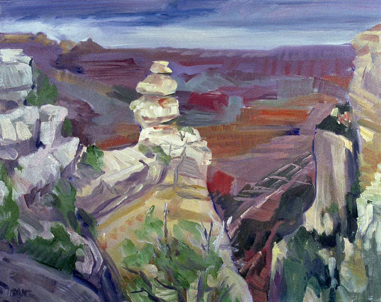 Famous Rock, Grand Canyon, 2000 av Howard Ganz