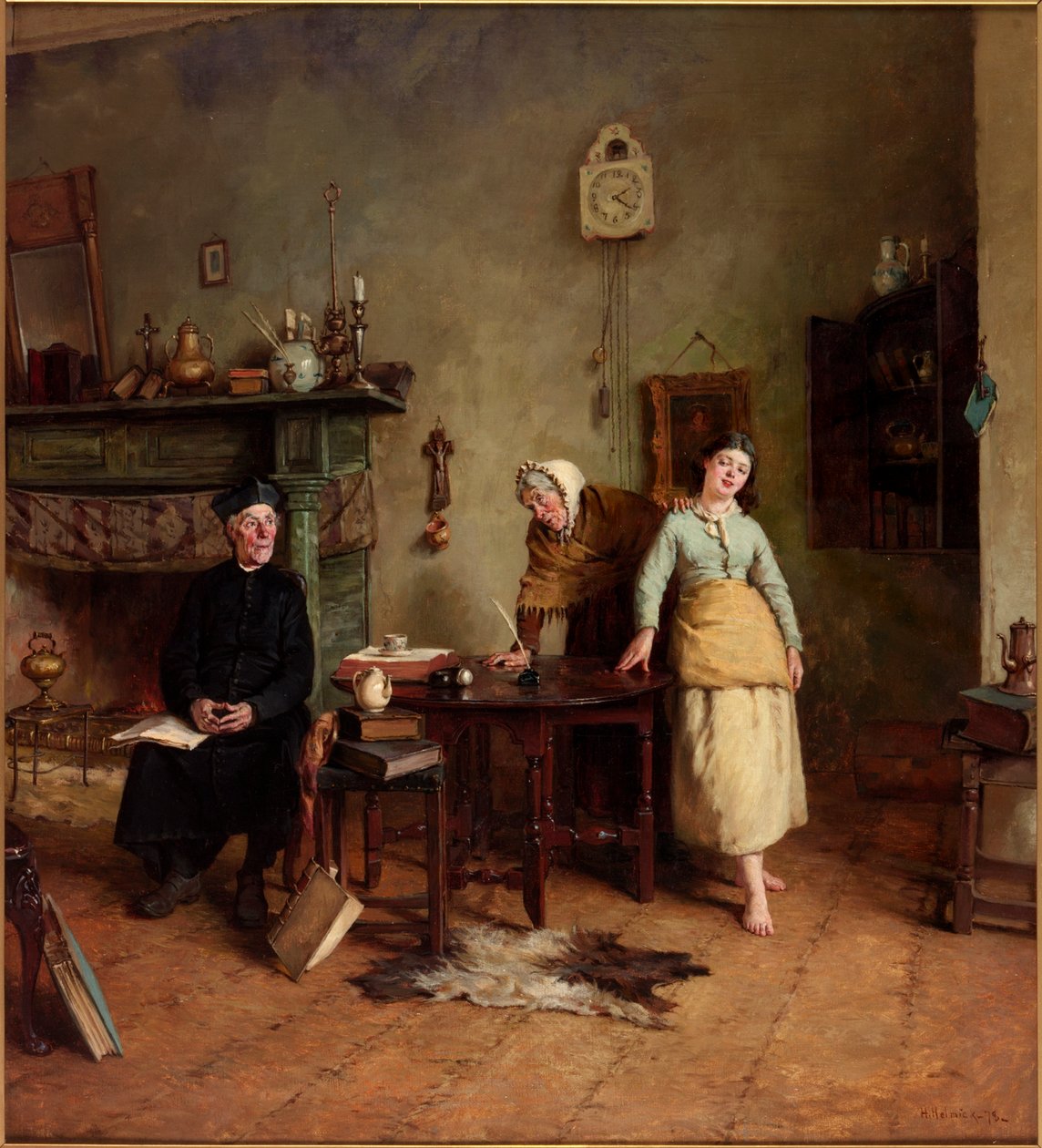 Den egensindige datteren, 1878 av Howard Helmick