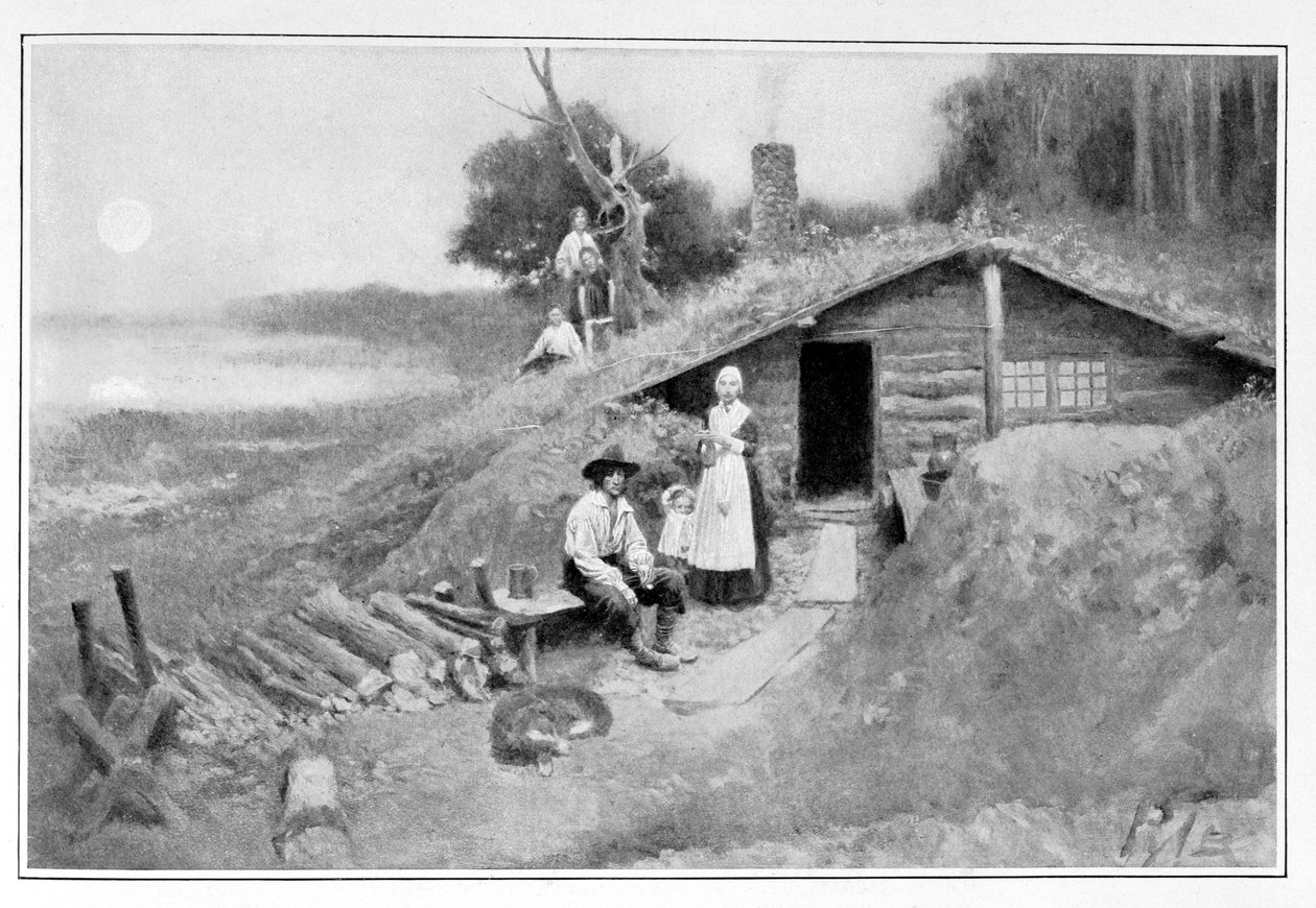 A Pennsylvania Cave-Dwelling, illustrasjon fra 