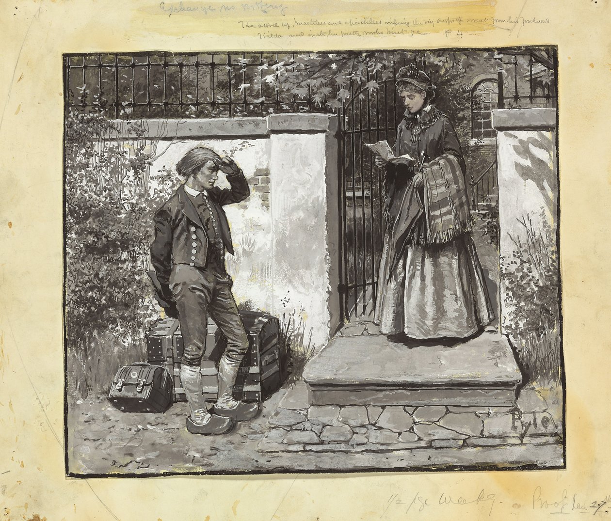 Introduksjons brev av Howard Pyle