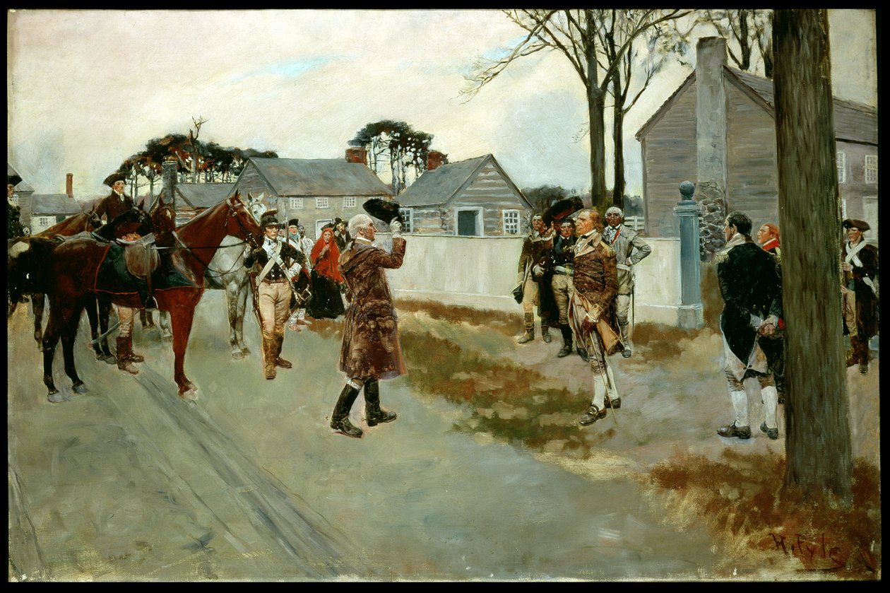 The Meeting of Greene and Gates at Charlotte, N.C., fra 
