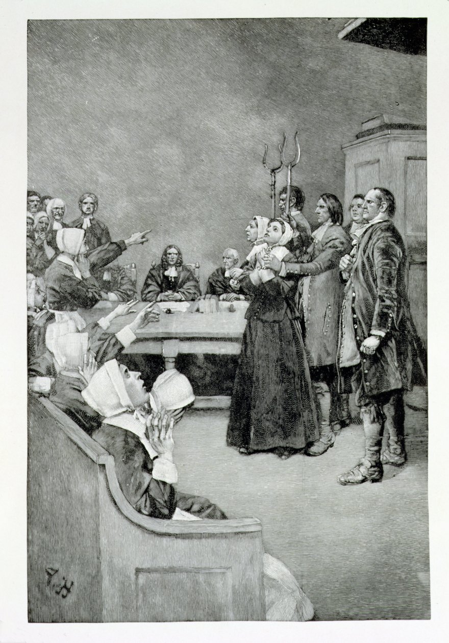 The Trial of a Witch, illustrasjon fra 