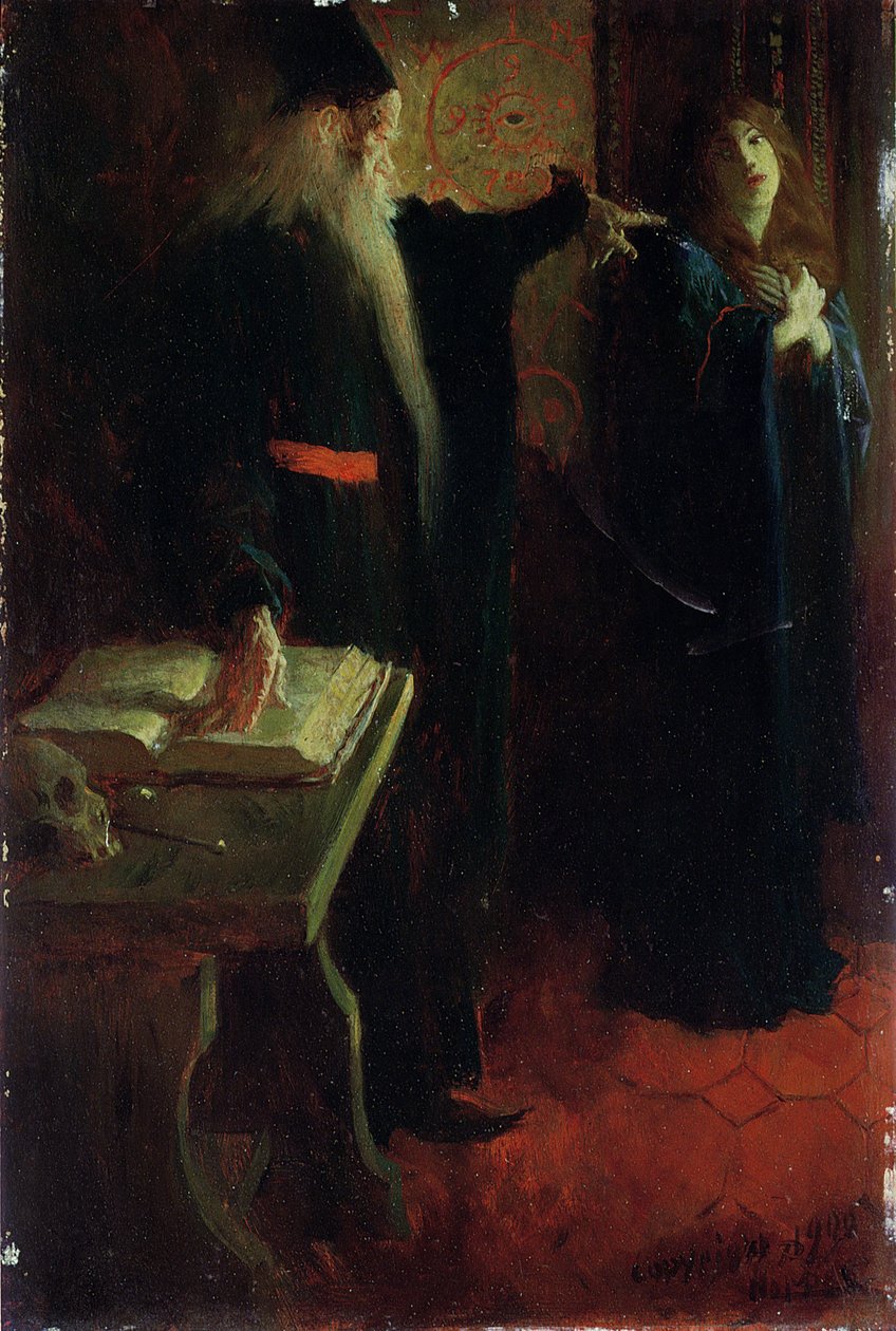 Truth in the Temple, fra "The Pilgrimage of Truth" av Howard Pyle av Howard Pyle