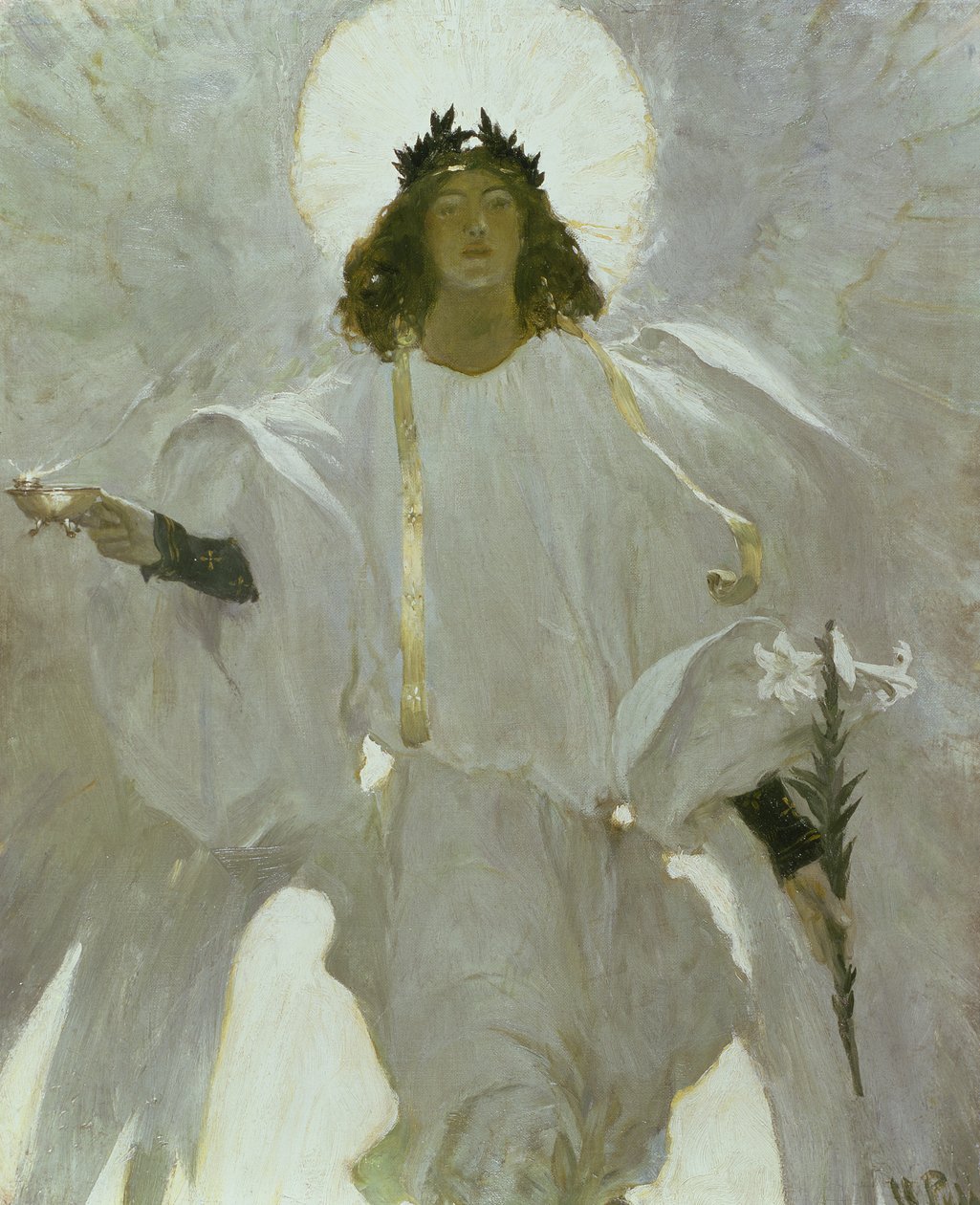 Hvorfor søke dere de levende blant de døde?, 1905 av Howard Pyle