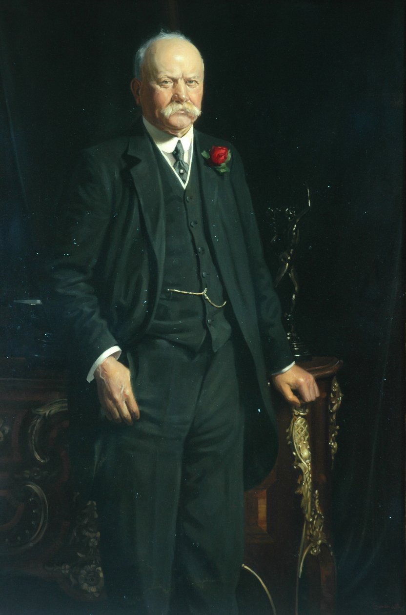 Sir James Hill (olje på lerret) av Howard Somerville
