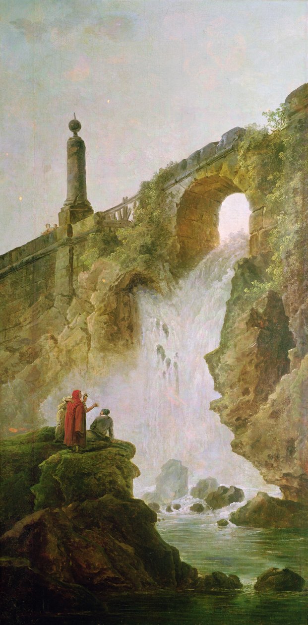 Landskap, Fossen av Hubert Robert