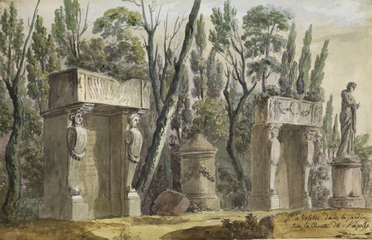 Veletri -parken av Hubert Robert