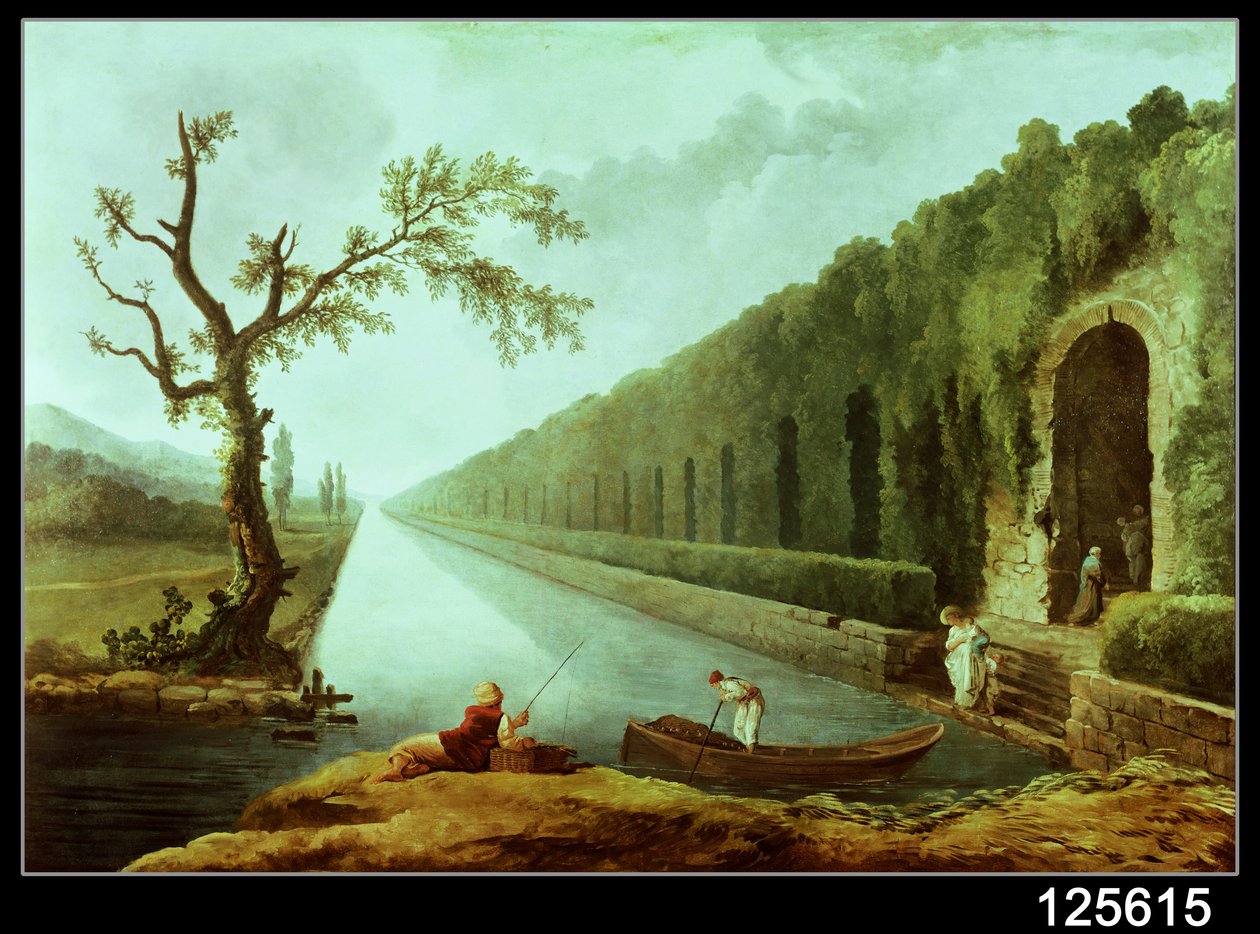 Kanalen av Hubert Robert
