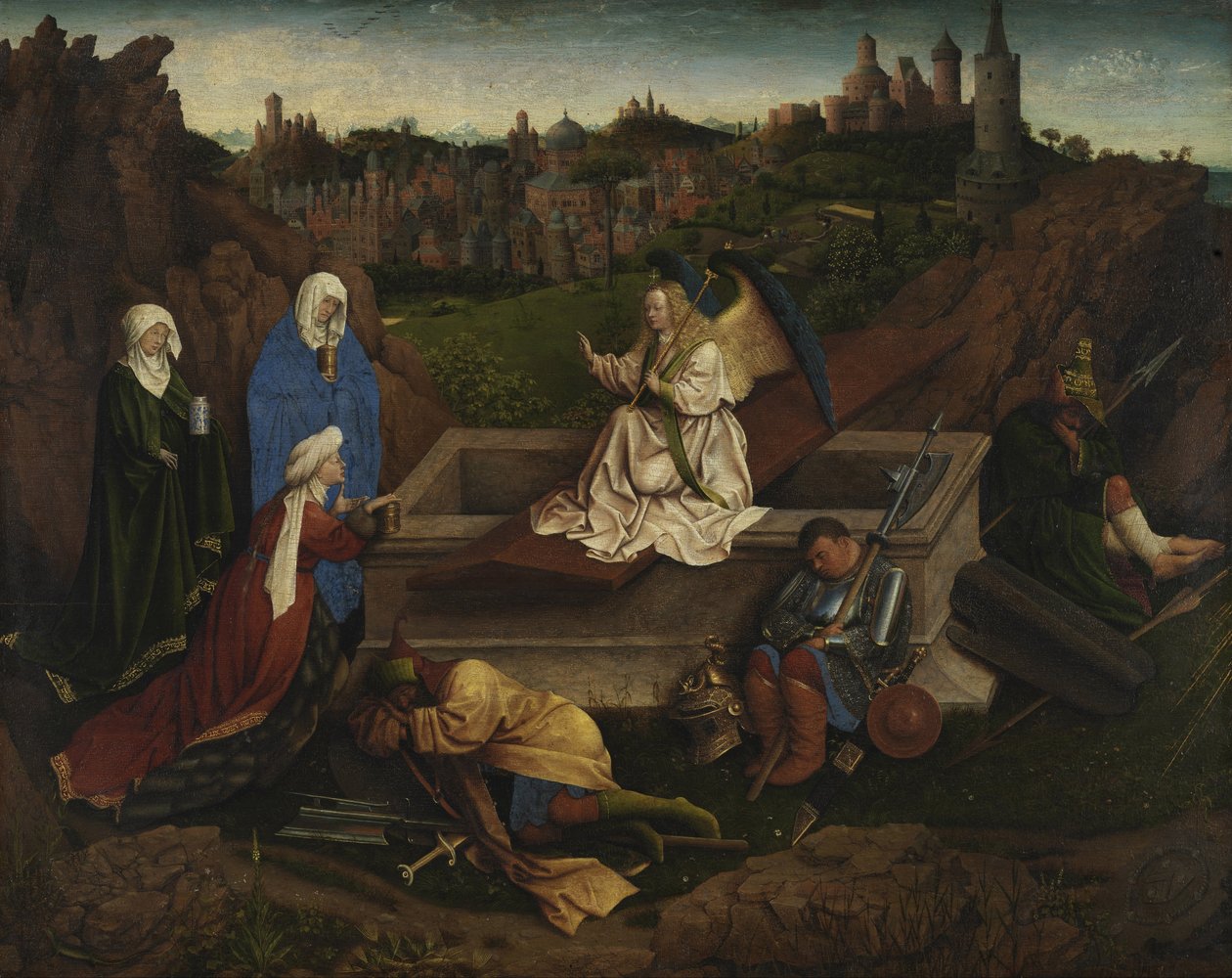 De tre Maria ved graven, ca. 1440 av Hubert Eyck