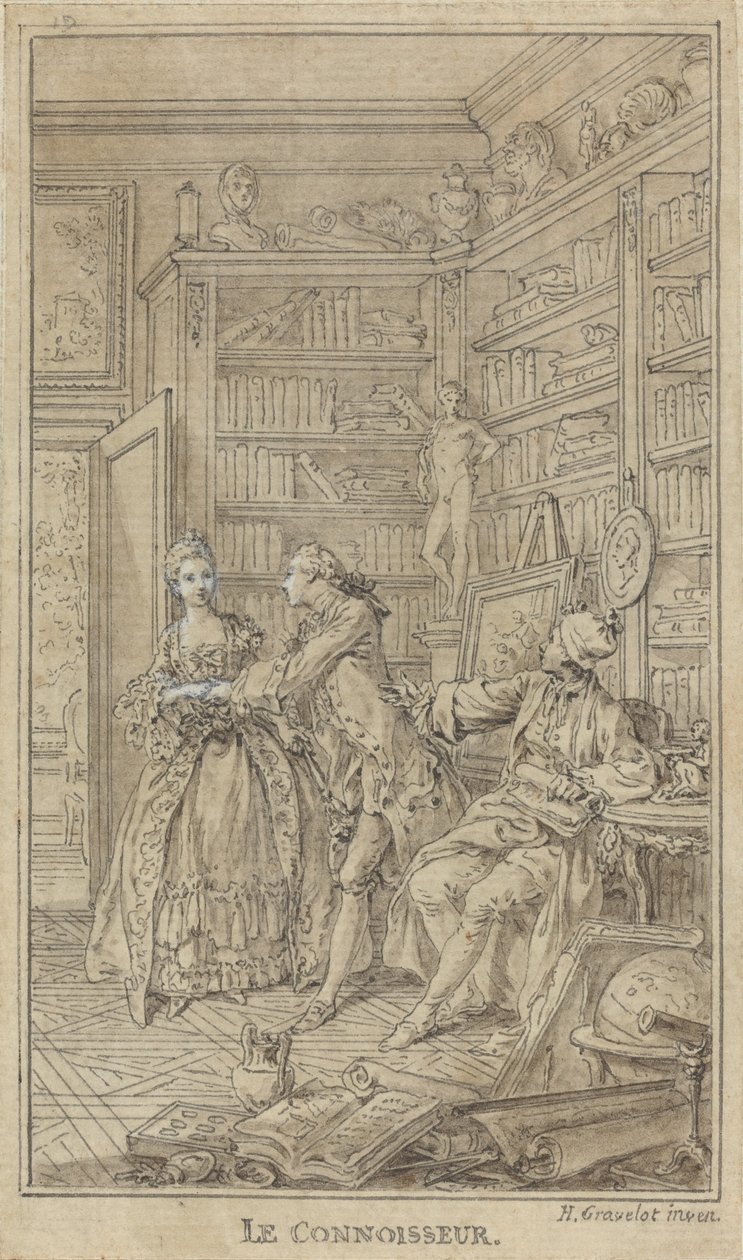 Kjenneren av Hubert Francois Gravelot