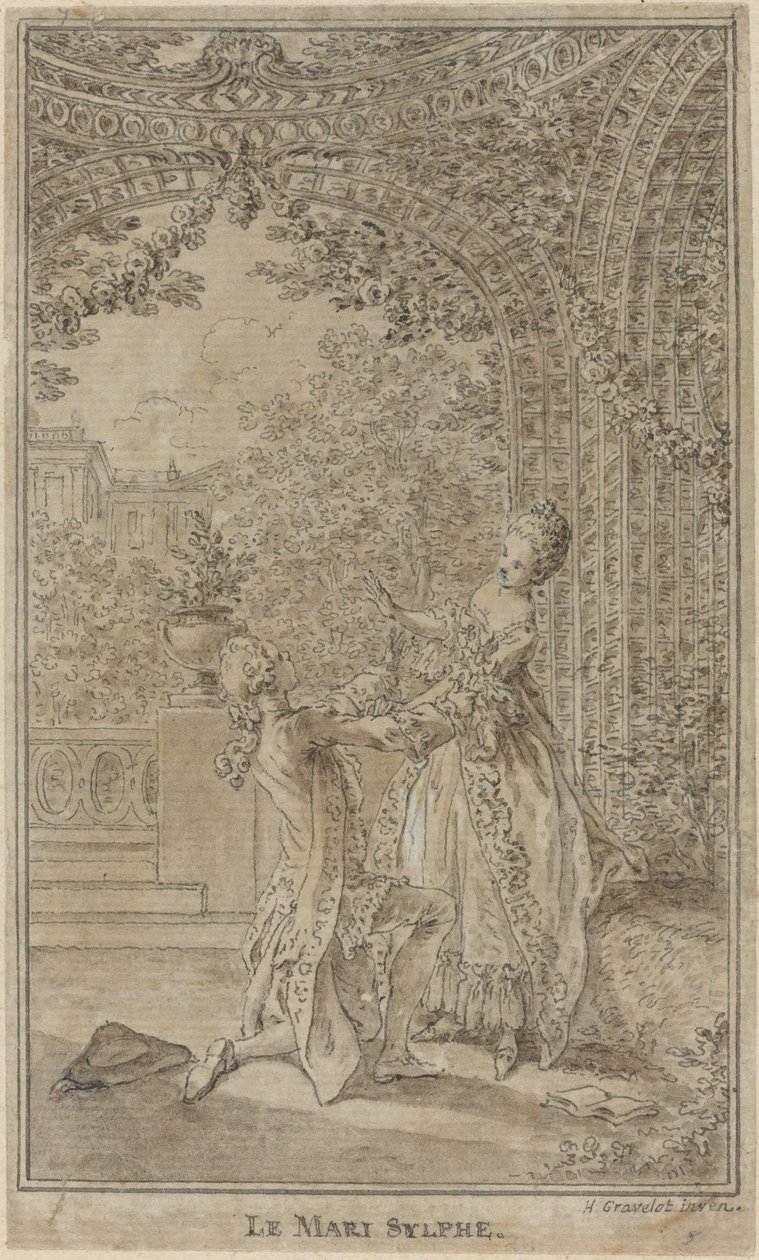 Sylfmannen av Hubert Francois Gravelot