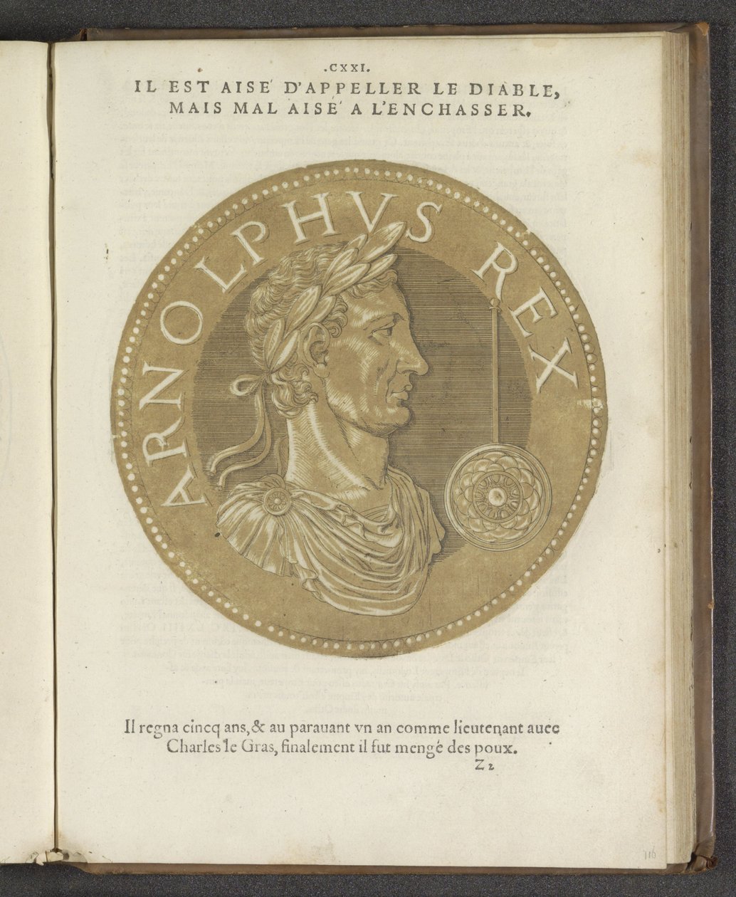 Arnolphus Rex, fra "The Images of Nesten alle keisere" av Hubert Goltzius