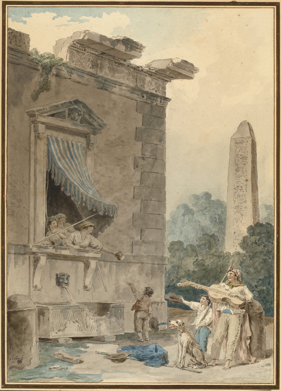 Veldedige damer av Hubert Robert