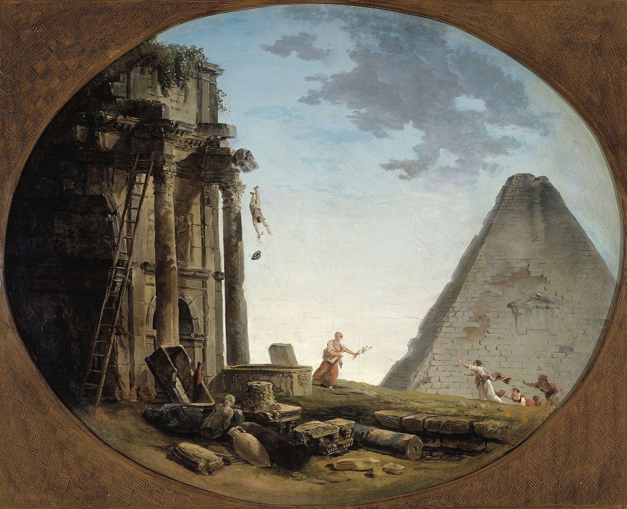 Der Unfall av Hubert Robert