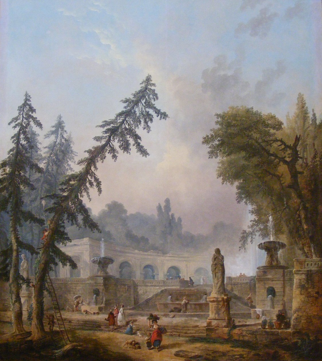 Landskap av Hubert Robert