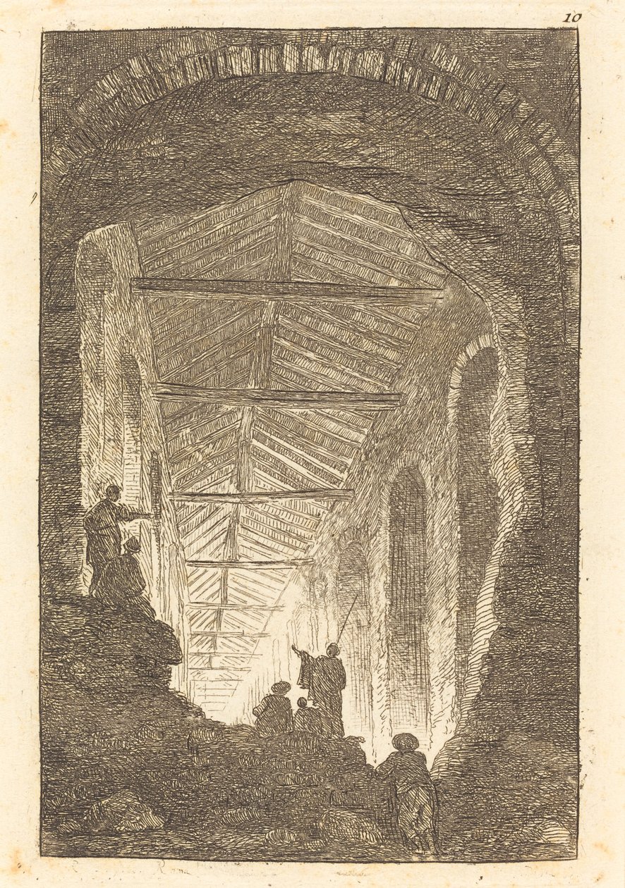 Det gamle galleriet av Hubert Robert