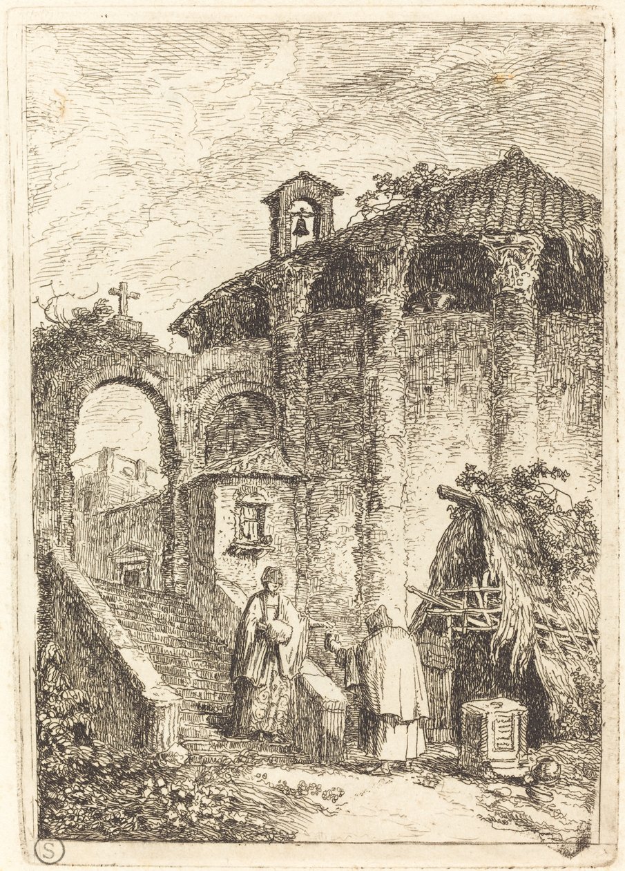 Det gamle tempelet av Hubert Robert