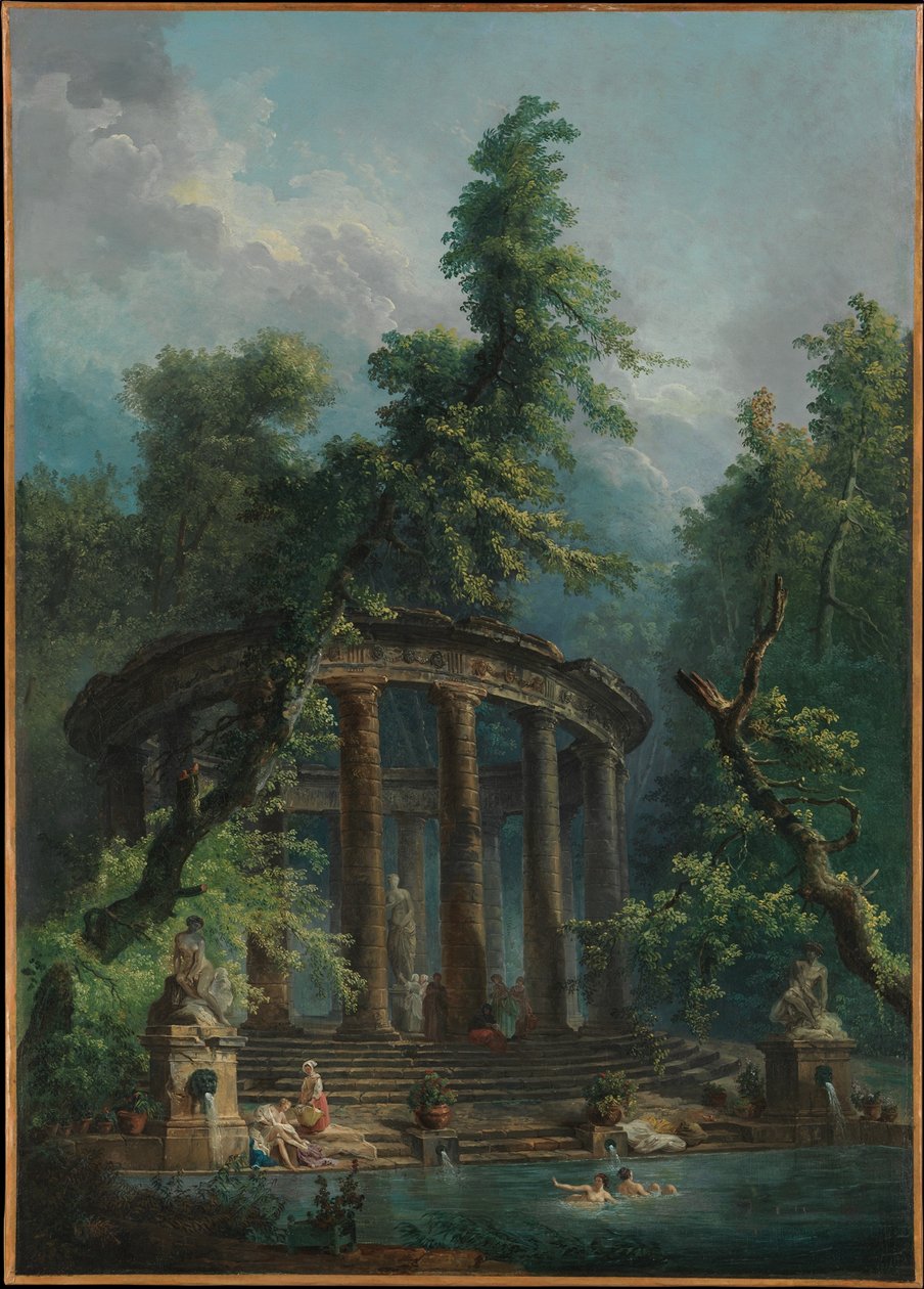 Badebassenget av Hubert Robert