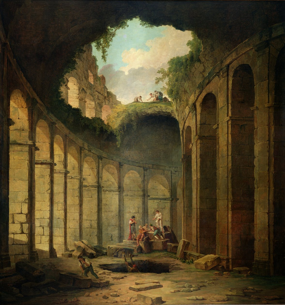 Colosseum, Roma av Hubert Robert