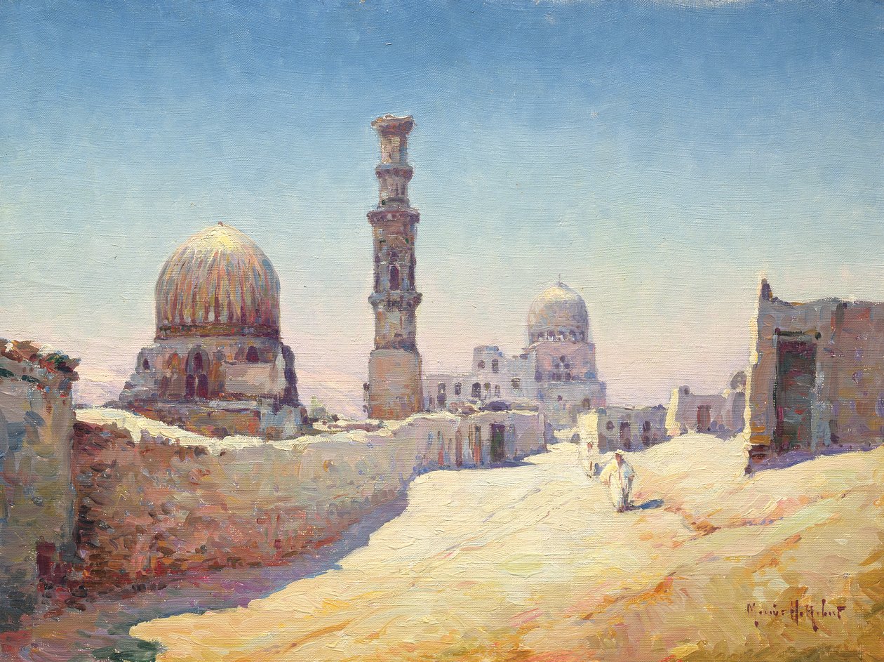 Inngangen til kalifenes graver, Kairo av Hubert Robert