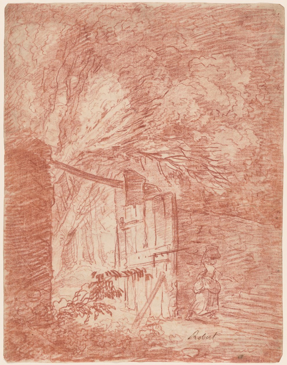 Hageporten av Hubert Robert