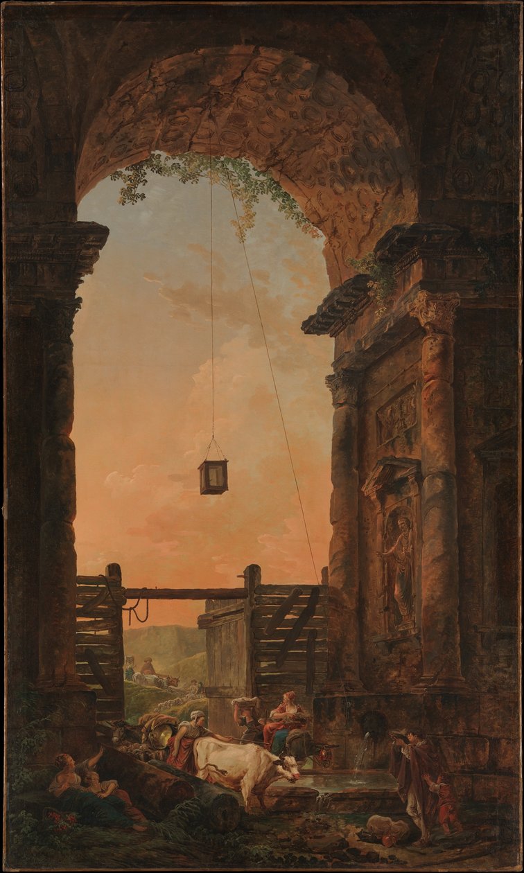Kveget vender tilbake av Hubert Robert