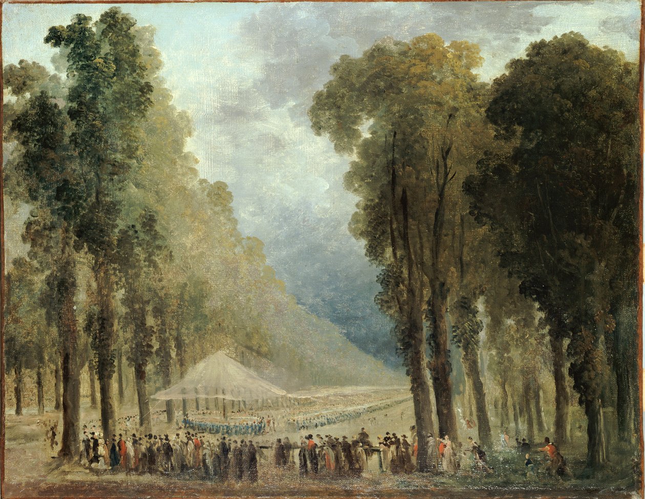 Soldaterbanketten av Hubert Robert