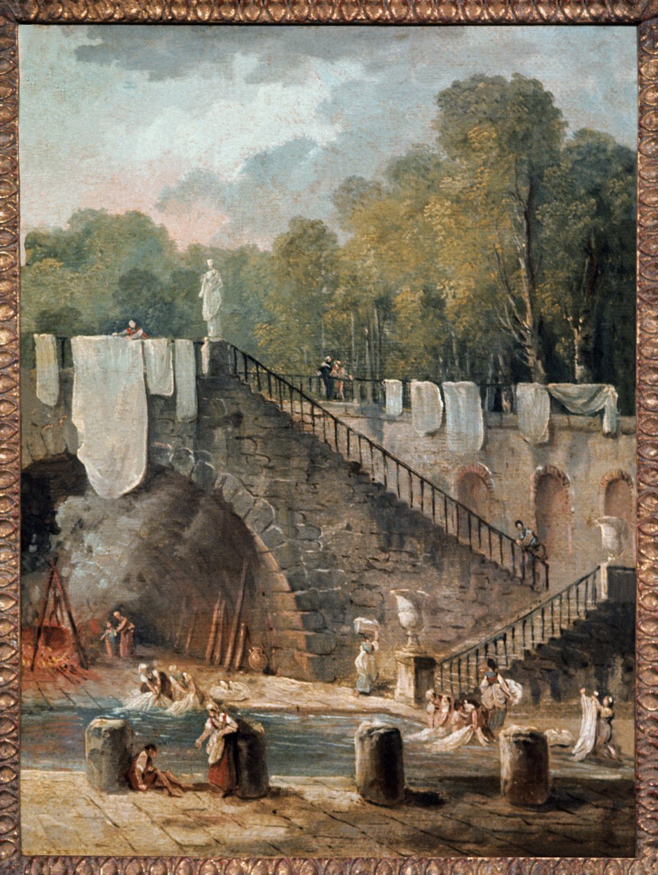 Vasken. 1700-tallet (olje på lerret) av Hubert Robert