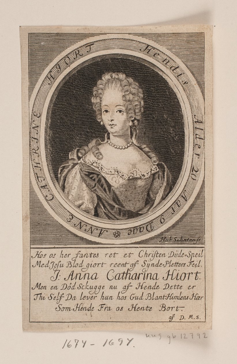 Anna Catharina Hjort av Hubert Schaten