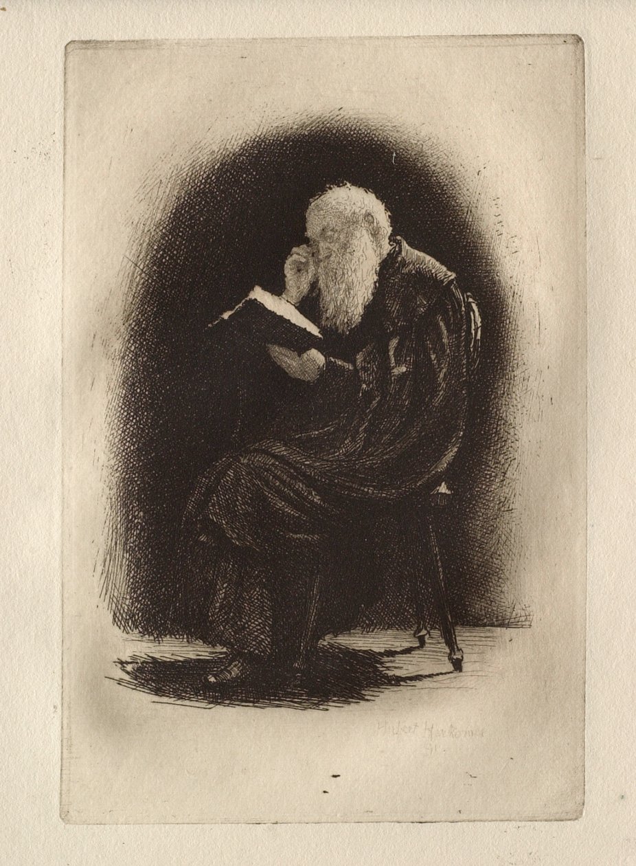 Studie av et karteuserkloster av Hubert von Herkomer
