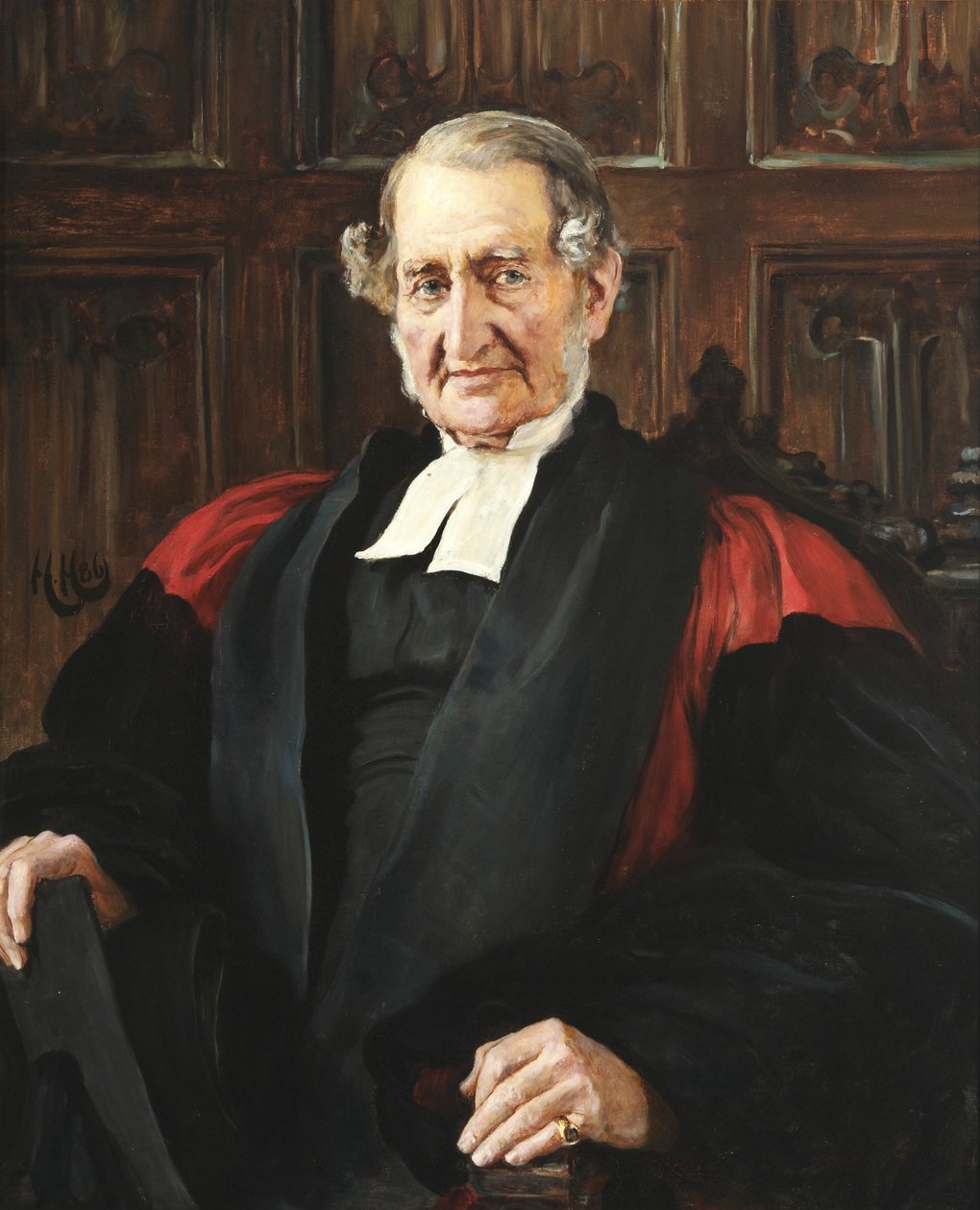 James Edwards Sewell av Hubert von Herkomer