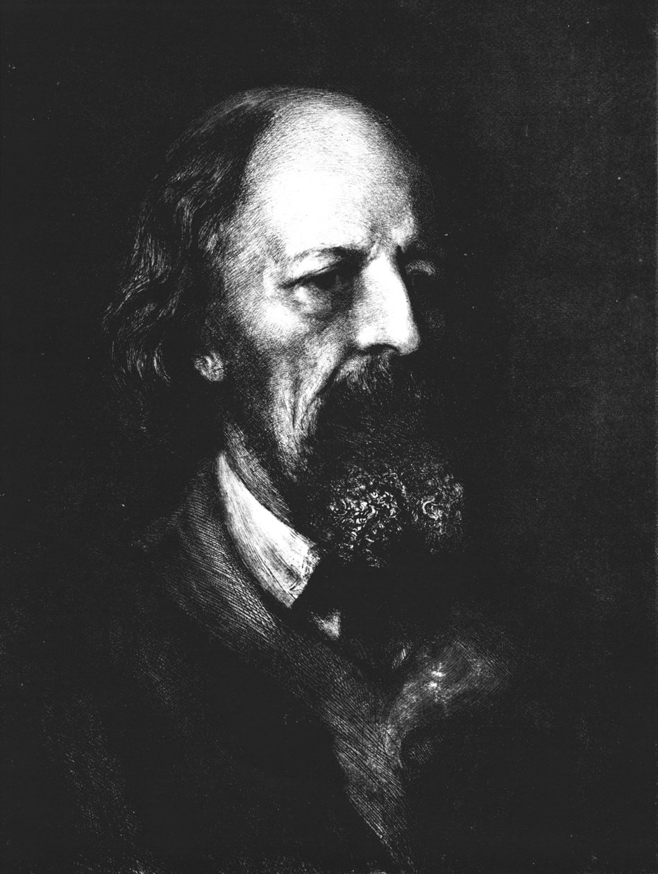 Lord Tennyson, c1880, 1911 av Hubert von Herkomer