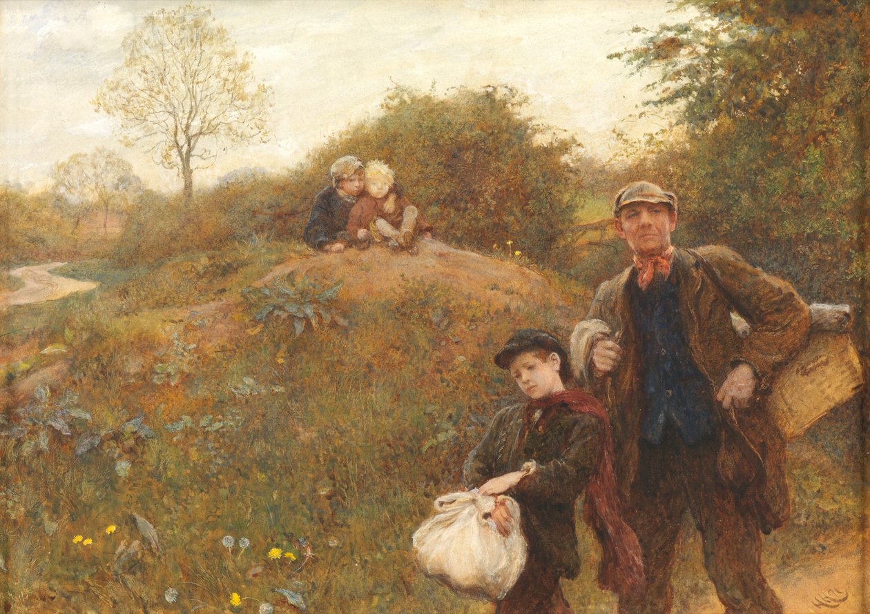 Går videre, 1891 av Hubert von Herkomer
