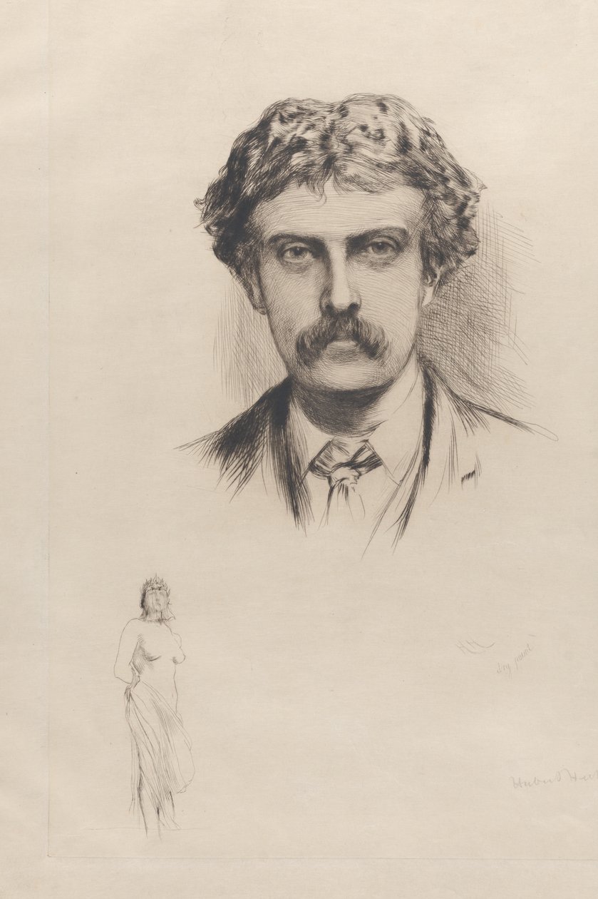 Portrett av Cecil Lawson, 1882. av Hubert von Herkomer